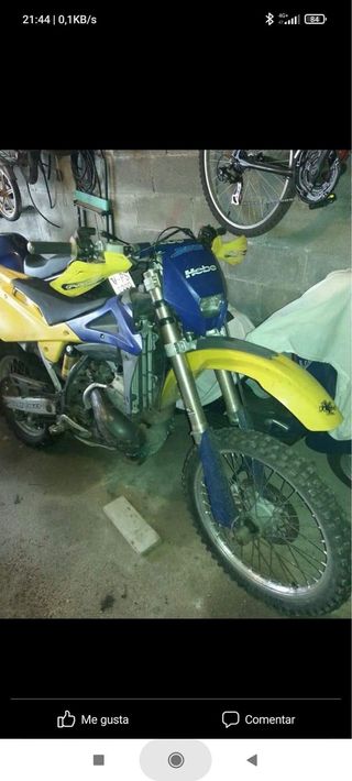 Moto Enduro Husqvarna 250