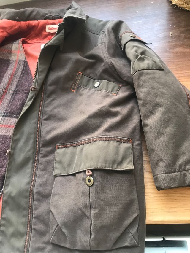 Abrigo con chaleco desmontsble interior 6 años