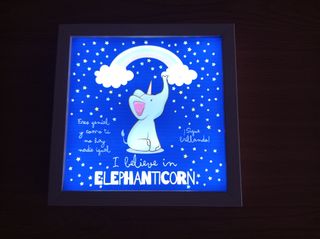 Cuadro de luz infantil