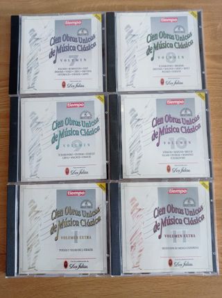 10 CD Cien obras de música clásica + 2 CD Extras