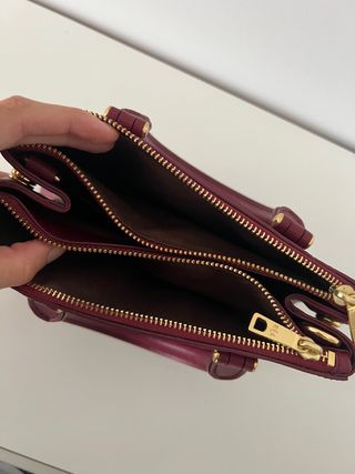 Bolso Ralph Lauren burdeos