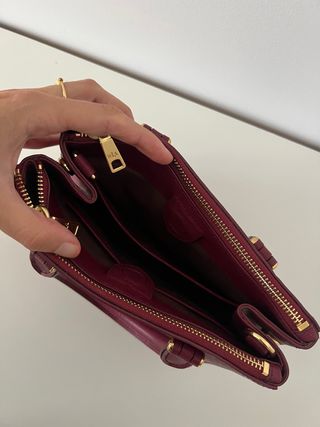 Bolso Ralph Lauren burdeos