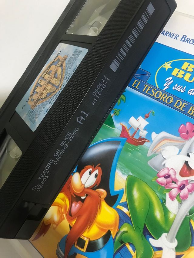 Cinta video VHS El tesoro de Bugs Bunny
