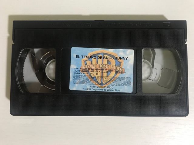 Cinta video VHS El tesoro de Bugs Bunny