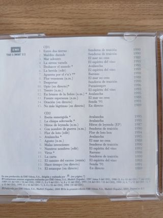 CD Héroes del silencio - Canciones '84 - '96