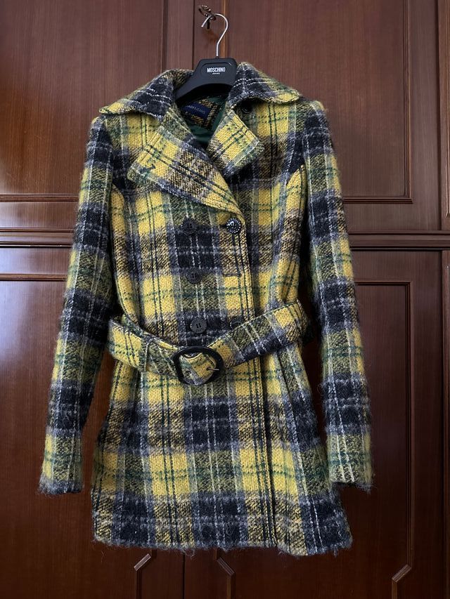Cappotto tartan Trussardi