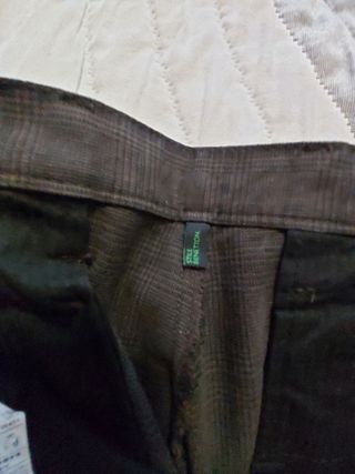 Pantalón de cuadros Benetton