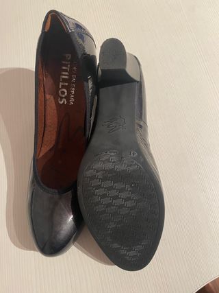 zapatos de charol