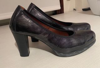 zapatos de charol
