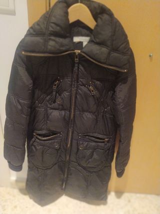 Plumífero largo talla s