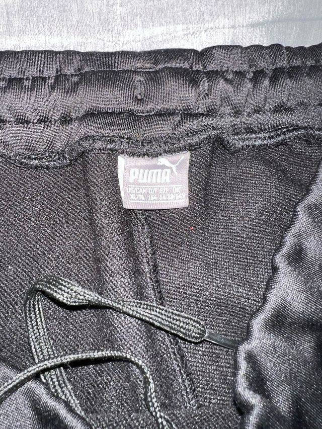 Chándal negro puma talla 13-14 años