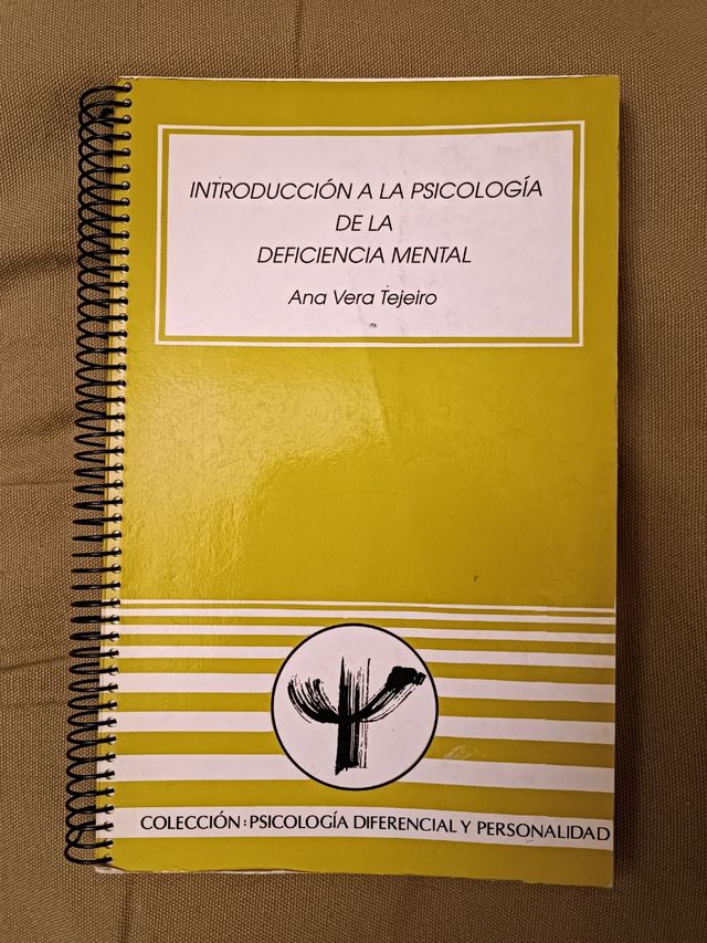 Libro psicología de deficiencia mental