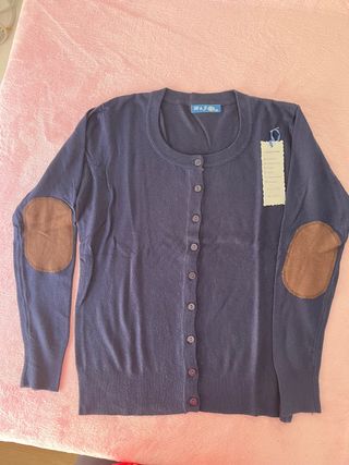 Rebeca cárdigan con coderas