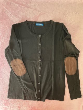 Rebeca cárdigan con coderas