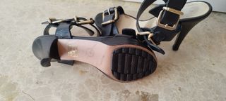 Sandalia lodi negro mujer