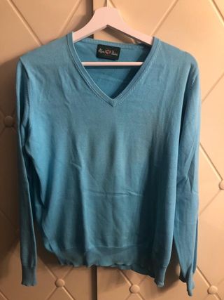 Jersey azul celeste hombre