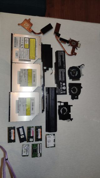 Lote accesorios electrónica ordenador