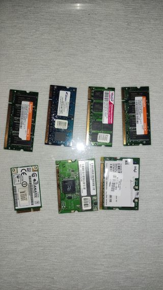 Lote accesorios electrónica ordenador