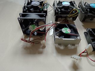 Lote de disipadores cpu Intel y ventiladores