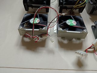 Lote de disipadores cpu Intel y ventiladores