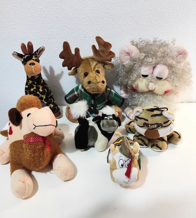 Lote colección Zoo de peluches 
