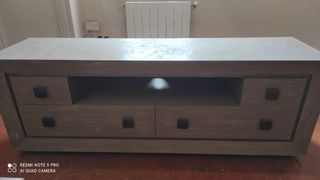 Muebles salón color gris. MUDANZA.como NUEVO