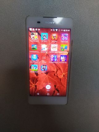 Teléfono Sony Xperia blanco
