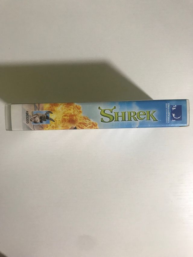 Cinta video VHS Shrek de Dreamworks