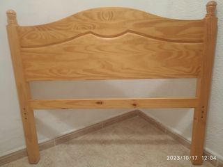 cabecero madera maciza cama 1.05