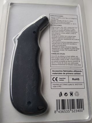 Medidor presión neumáticos