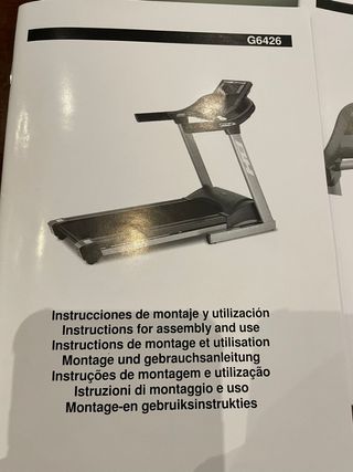 CINTA DE CORRER BH MODELO G426