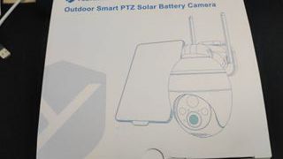 Cámara de vigilancia con batería y panel solar