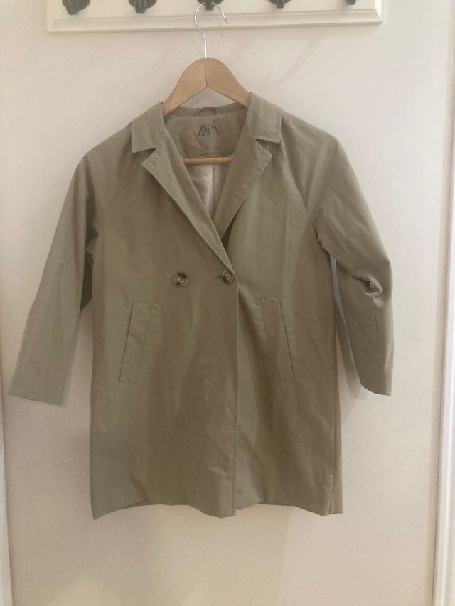 Trench coat da bambina Zara taglia 8.