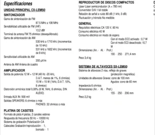 Minicadena Aiwa XR-EM50 Madera