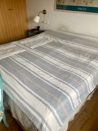 Funda nórdica Ikea King Size y dos cuadrantes