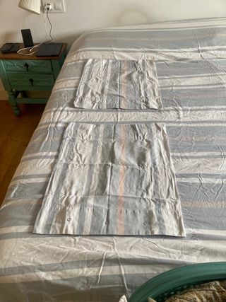 Funda nórdica Ikea King Size y dos cuadrantes