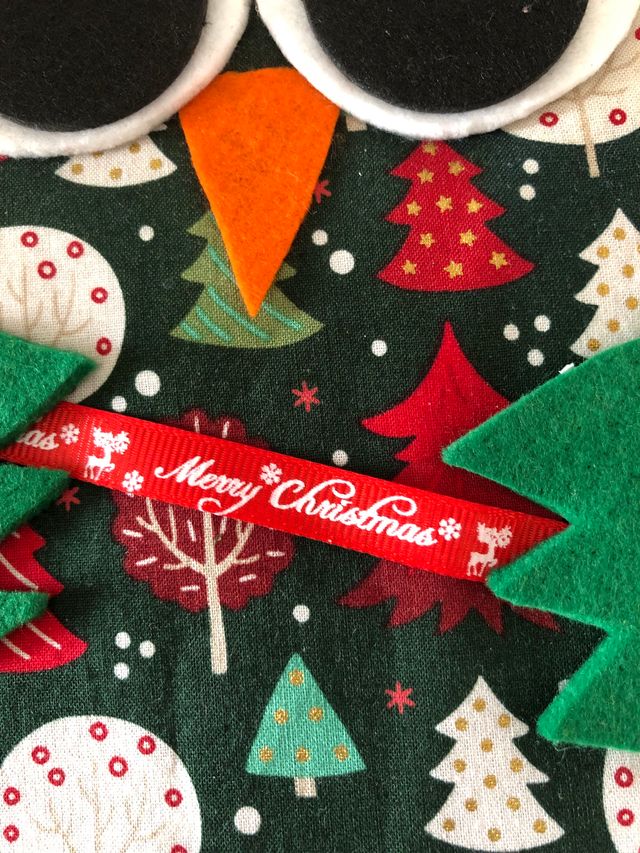 Gufetto Merry Xmas. Fatto a mano