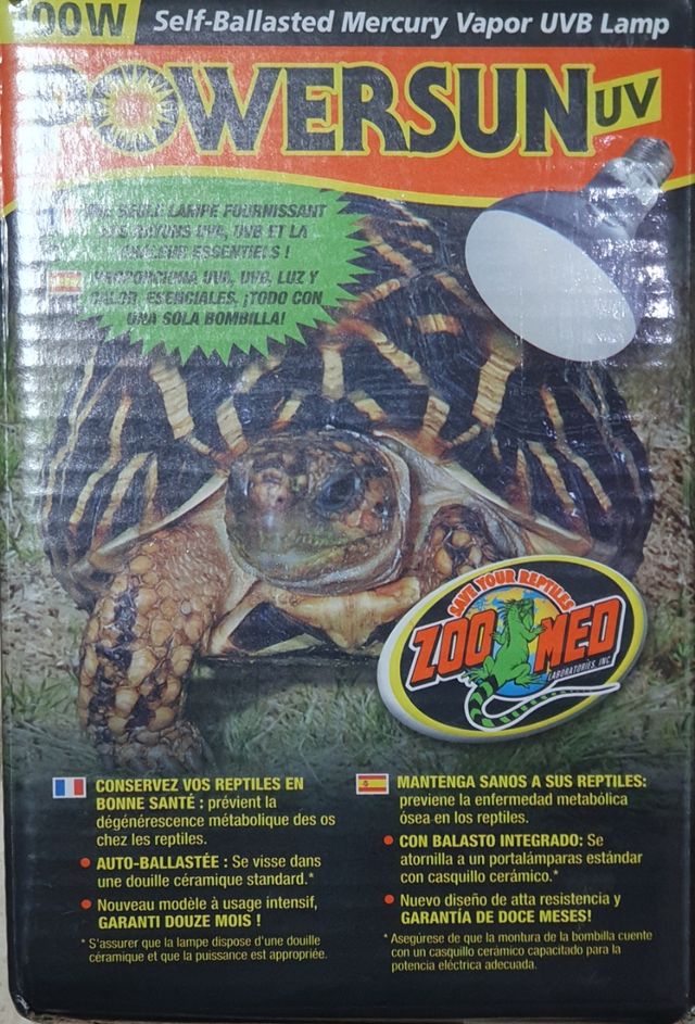 Lámpara Calefactora para Reptiles, Iguanas, Dragon