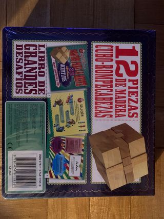 Puzzle cubo madera