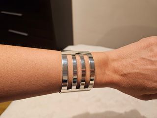 Pulsera ancha plata 1° Ley D'Argent