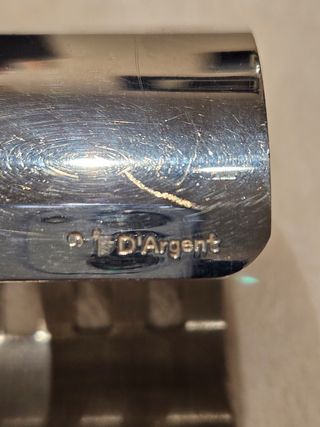 Pulsera ancha plata 1° Ley D'Argent