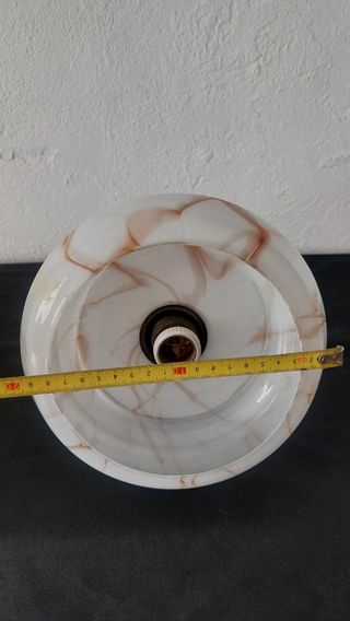 lampara antigua opalina art deco