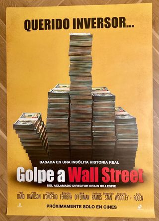 poster Cine golpe Wall Street