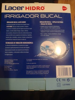 Irrigador bucal lacer
