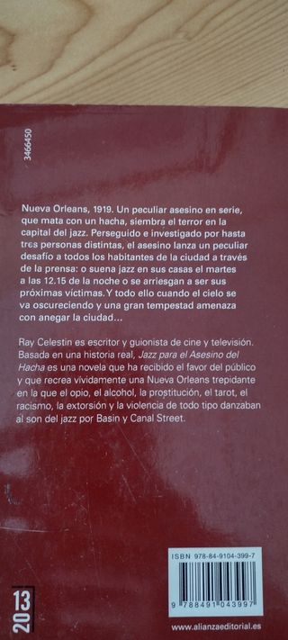 Jazz para el asesino del hacha