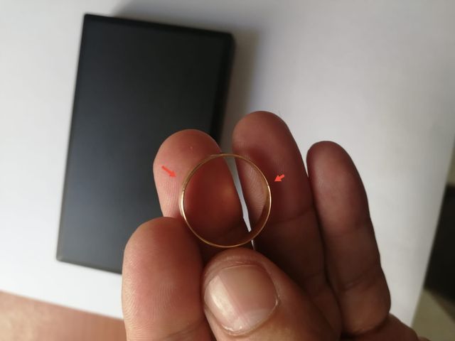 Alianzas pareja oro 18k 750 nuevas sin reseñas