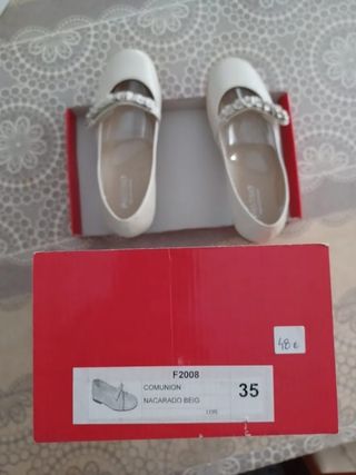Zapatos de comunión-ceremonia, T/35