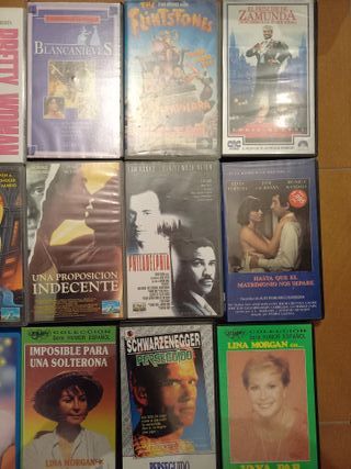 Cintas de VHS. Precio negociable