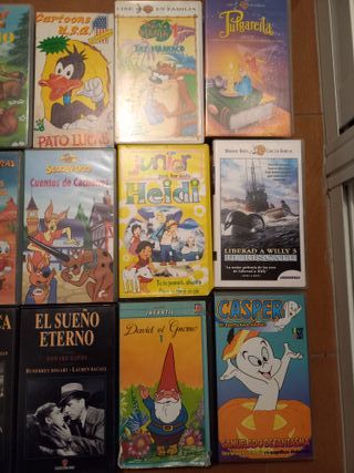 Cintas de VHS. Precio negociable