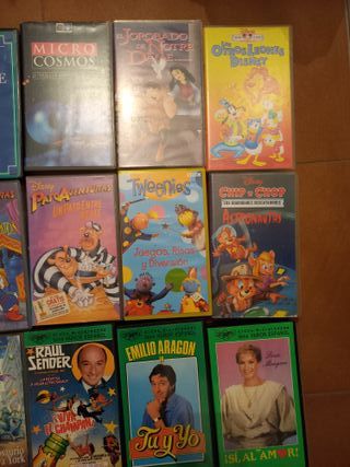 Cintas de VHS. Precio negociable